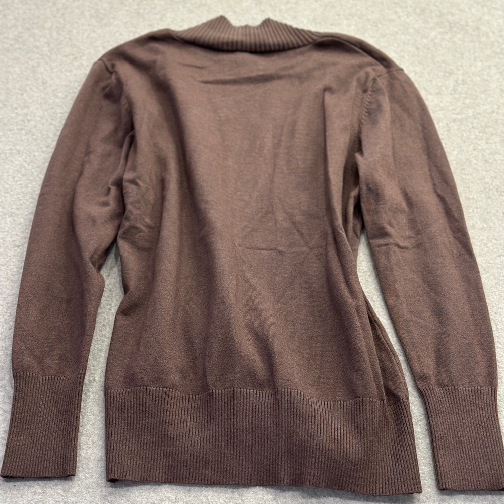 Revolution Cocoa Ribbed Cardigan - Picture 3 of 3